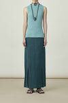 SWAYING/KNIT fragrant cloud yarn skirt SW24SS3B44 sapphire blue
